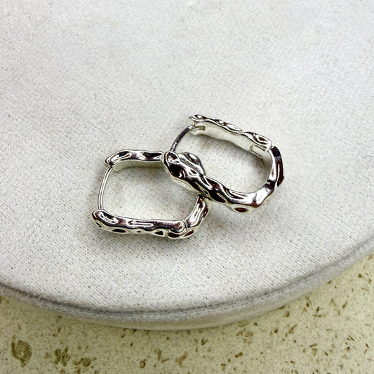 Auskarai ‘Bangelės Silver’