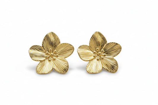 Auskarai ‘Flower Gold M’